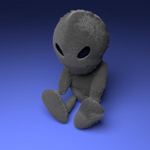 Fluffy Plush Alien preview image